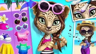 Jungle Animal Hair salon game | Makeup,Dress Up, Fun Children Games 2020 | Fun animal Care Kids Game