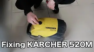 K&auml;rcher 520M not starting, How to replace capacitor
