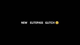 NEW ELITE PASS GLITCH 😱⚡ ONLY LEGEND KNOW ABOUT THIS 🤩