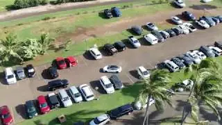 Tesla Enhanced Summon FAIL - Drone Footage