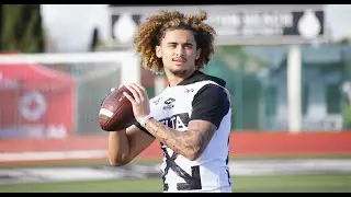 ISO HIGHLIGHTS: USC 5-star QB commit Julian Lewis at the 7-on-7 Shock Doctor Legends Showcase