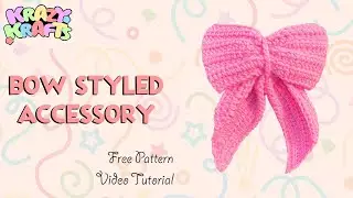 Krazy Krafts: Bow styled Hairclip