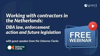 Working with contractors in the Netherlands, DBA law, enforcement action and future legislation