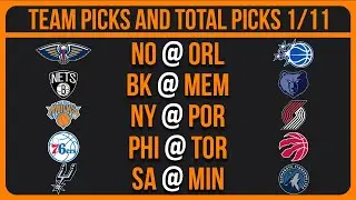NBA Picks Today 1/11/26 NBA Picks and Predictions NBA Bets Today