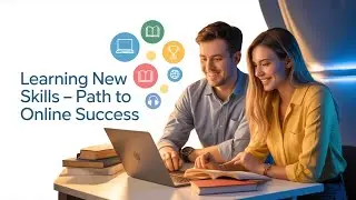 Learning New Skills 🌱 | English Conversation for Online Success | Easy ESL Story with Vocabulary