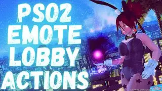 PSO2 567: Idola Chara Pose 1 Emote Lobby Action