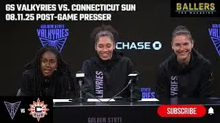 Тиффани Хейс, Жанель Салаун и Сесилия Зандаласини: GS Valkyries Postgame Presser vs. Sun 08.11.25