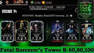Fatal Sorcerer&rsquo;s Tower Boss Battle 100 & 60,80 Fight + Reward MK Mobile