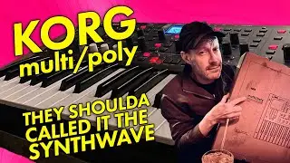 Korg multi/poly Analog Modeling Synth: First Look, Overview & Review!