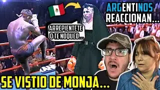 Cuando UN BOXEADOR M&Eacute;XICANO Se visti&oacute; de MONJA para destruir a un SAMURAI - Argentinos reaccionan