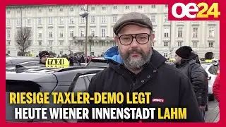 Riesige Taxler-Demo legt heute Wiener Innenstadt lahm