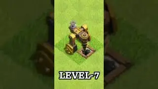 Dark Elixir Drill Level- 1 to Level- 8(Max) | Home Village | Clash of Clans | #Shorts
