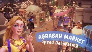 РЫНОК АГРАБЫ 🏜️ // Скоростное оформление // Остров Вечности // Disney Dreamlight Valley