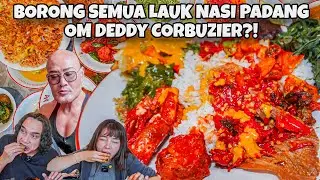 BORONG SEMUA LAUK NASI PADANG OM DEDDY CORBUZIER?! MEWAH BANGET! KEPALA IKAN KAKAP TERENAK