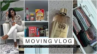 MOVING VLOG PT 5: LAST ONE | BIRTHDAY DINNER + I HATE MY HAIR +  BEDROOM UPDATES + MORE | iDESIGN8