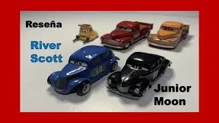 Cars 3 - Rese&ntilde;a de Junior Moon y River Scott - Freddy ToMate
