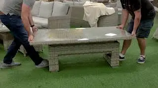 Maze Rattan's Height Adjustable Table