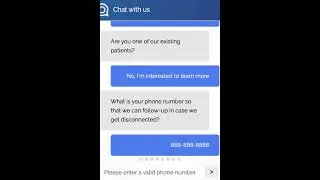 An Example of a Typical Dental Website Chatbot