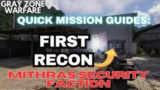 First Recon Quick Guide MITHRAS SECURITY Gray Zone Warfare #grayzonewarfare #gzw