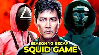 Squid Game Season 1, 2 and 3 Explained In Hindi | Netflix