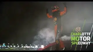 Doing his best work late: Truex burns it down for the Charlotte fans
