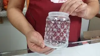 DIY Vidro jateado 1