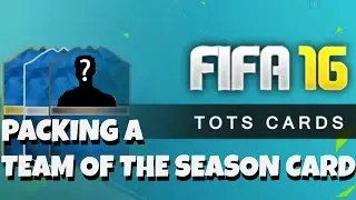 Packing a tots blue card in Fifa 16 Team of the season week