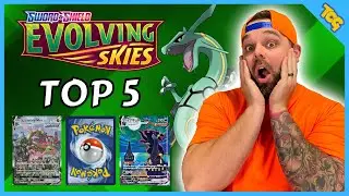 Top 5 Pokemon Cards Coming in Evolving Skies !!!