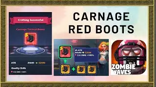 Zombie Waves Carnage Red Boots