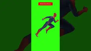 Spider man Run green screen #shorts #chromakey #shortsgreenscreen