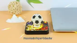 Football Soccer Ball With Logo Custom 3D Memo Pad Boy Birthday Gift