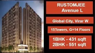 Rustomjee Global City Virar Avenue L1 | Видеораспаковка: планы, плюсы и минусы - 9623999211