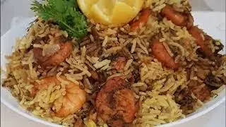 shrimp and rice murabiyan {Kuwait dish}