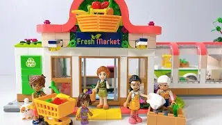 Lego friends Organic Grocery Store 🍎 41729 build & review