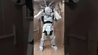 this man made unique cardboard weapons #shorts
