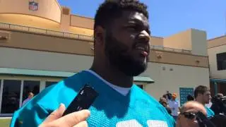 Jordan Phillips at Miami Dolphins rookie minicamp