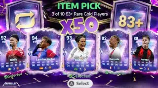 I opened 50x 3 of 10 83+ PICKS and 88+ FUTURE STARS TRADE INS!!!!