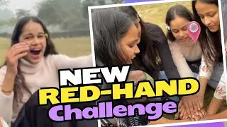 Red Hand Challenge ❌ Weak logon ke liye nahi Ek slap = full revenge 😈✋ #funny #trending 