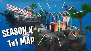 Building A Season X 1v1 Map | Speedbuild | Fortnite Creative