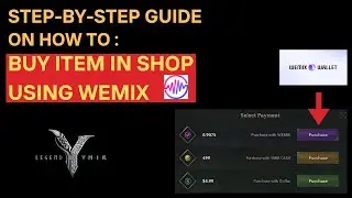 Legend of Ymir | How to Purchase Items in the Shop Using Wemix Step by step Guide (Tagalog)