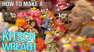 Kitsch Christmas Wreath | How to Reuse and Recycle Old Toys | Bringing Trash Back To Life