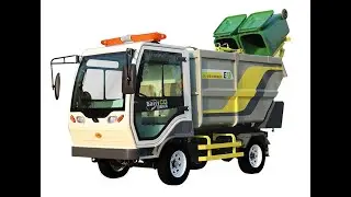 China Pure Electric Automatic Garbage Collection Trucks.
