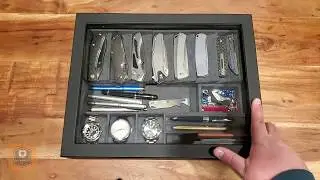 Massdrop EDC Cache Display Valet (EDC Organizer):  A Mild Mannered Quickie Review