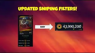 Updated Sniping Filters - Madden Mobile 21 Coin Making Method