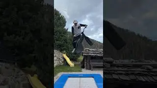 Back on the Trampbike!💯 Would you try it?! #shorts