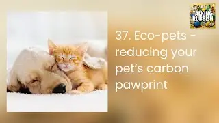 37. Eco-pets - reducing your pet&rsquo;s carbon pawprint | Talking Rubbish