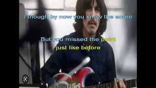 Karaoke - George Harrison - This guitar can&acute;t keep from crying (ver 02)