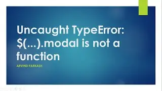 Uncaught TypeError: $(...).modal is not a function