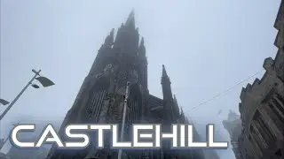 Mist in Castlehill, Edinburgh