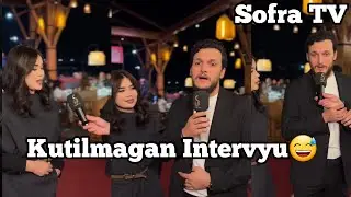 Sofrada Exclusive intervyu 😅 VeyselDulgerr va Umidaa_ss 🔥